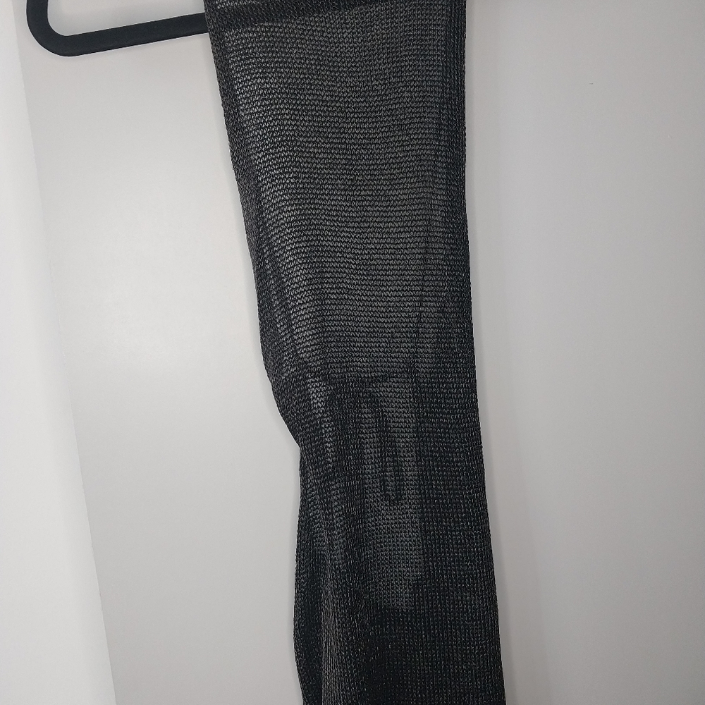 Crochet black dress